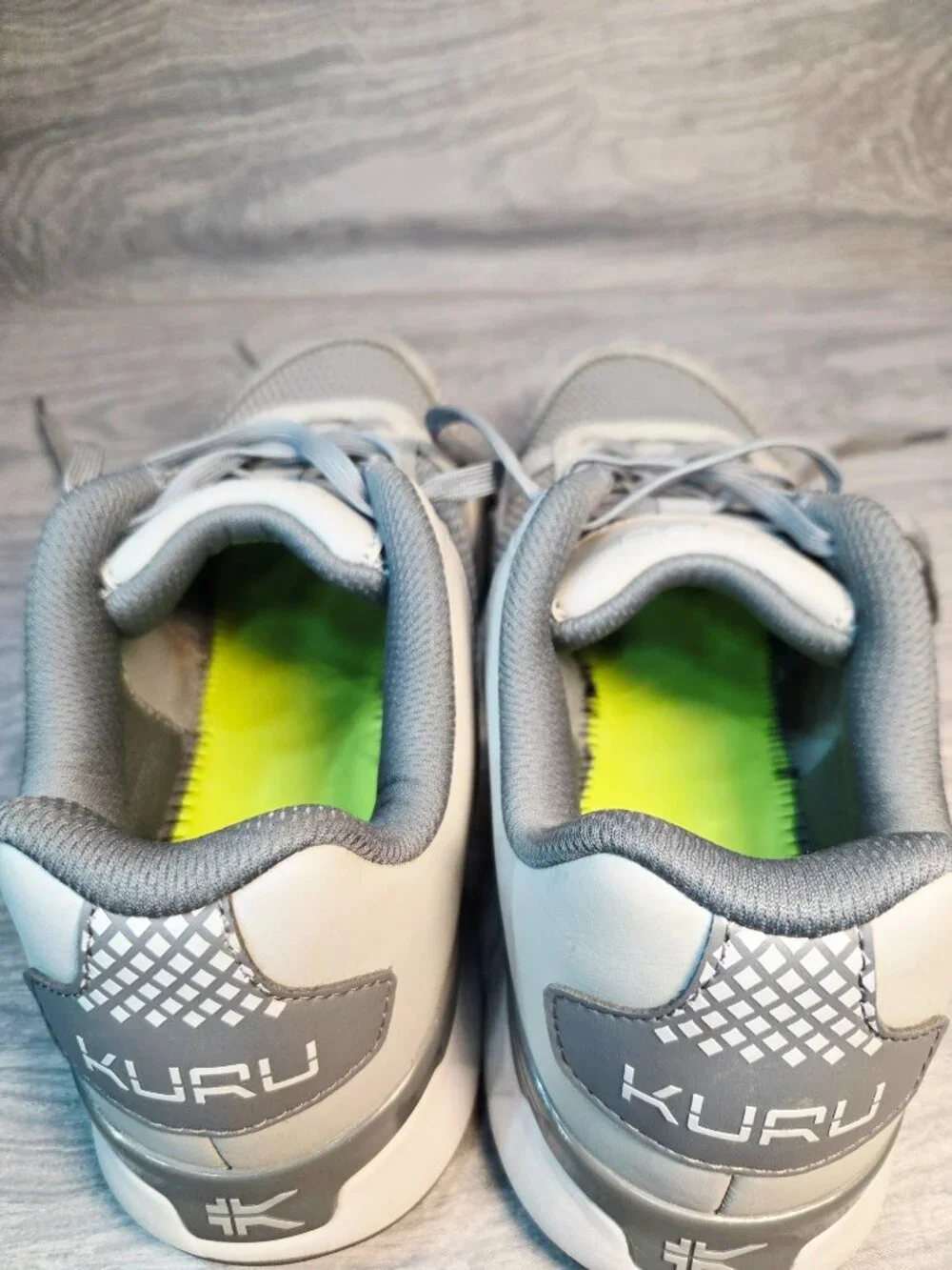 Kuru Quantum 2.0 Wide Mens Size 10 Gray Athletic Running Walking Shoes Sneakers